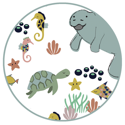 Manatee Swim Trunks