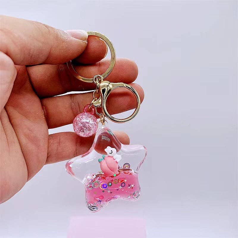 Star Animal Floaty Key Charm