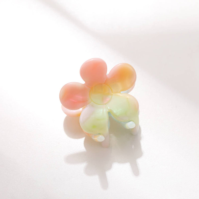 Blossom Pastel Watercolor | Mini Flower Claw Clip