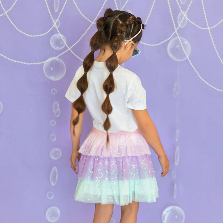 Mermaid Pearl Scalloped Tutu