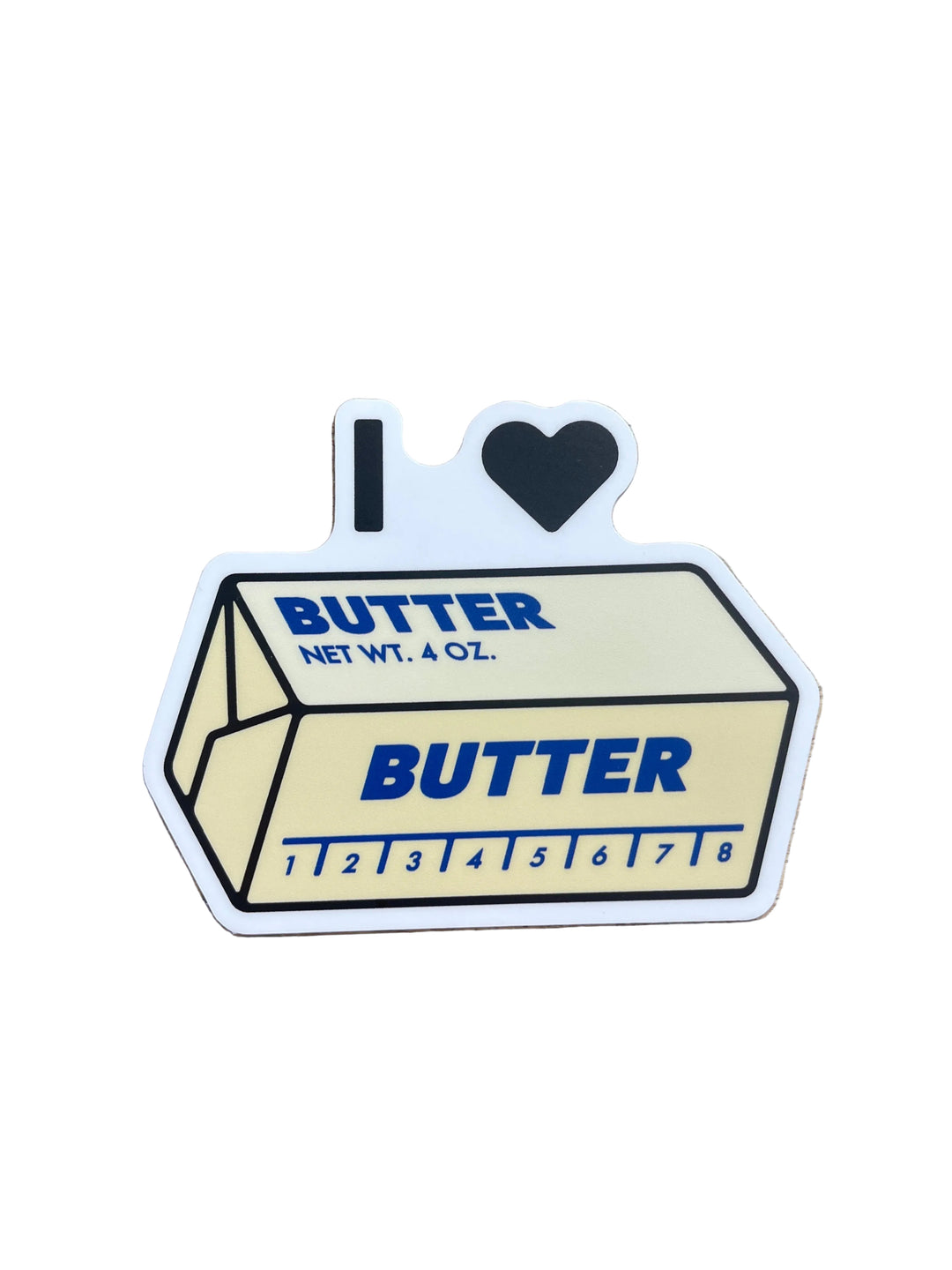 I Love Butter - Vinyl Sticker