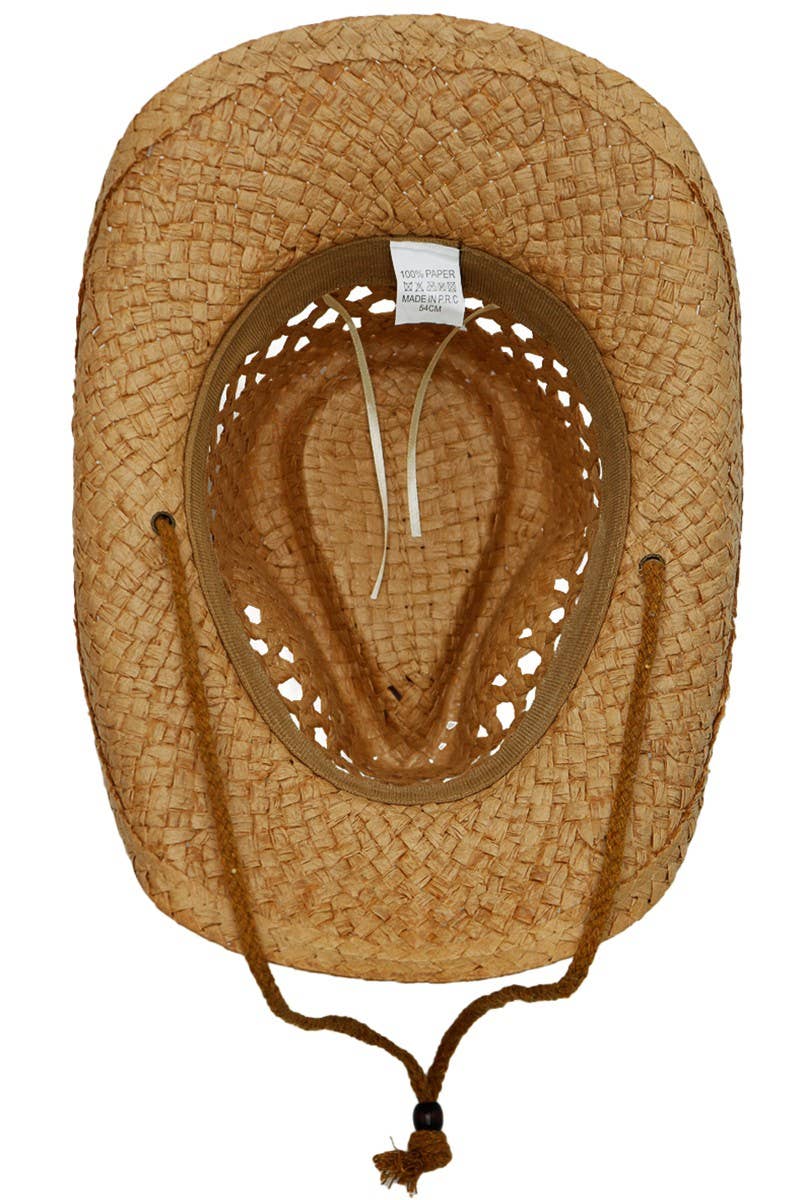 Kids Straw Cowboy Hat