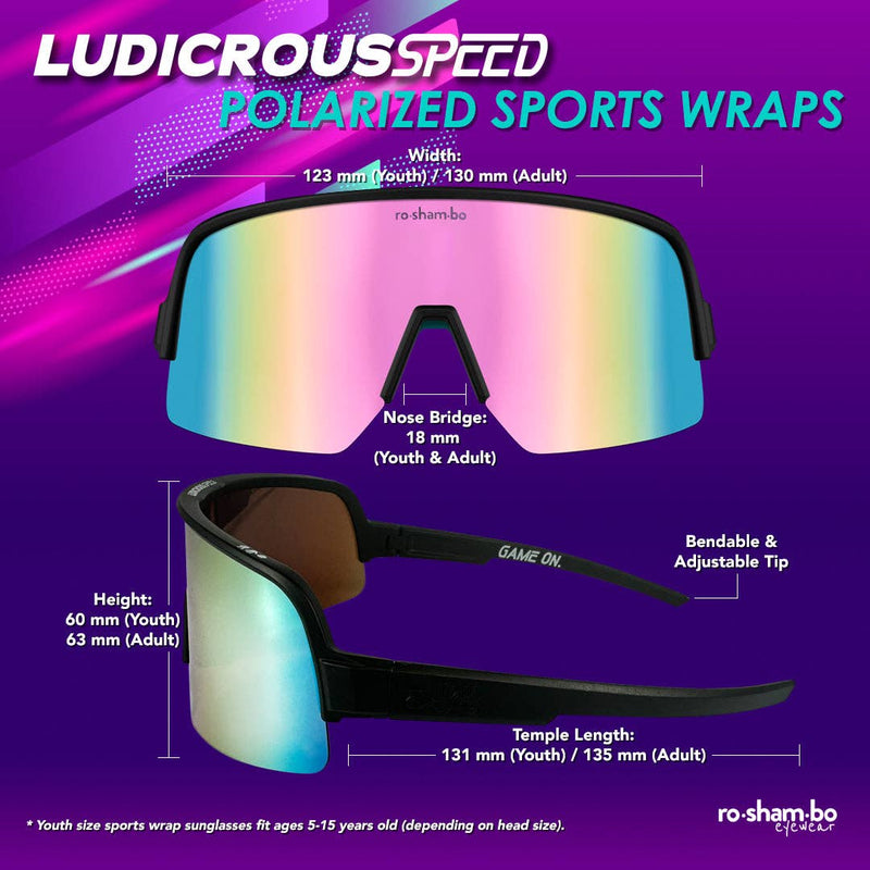 Polarized Wraparound Sunglasses | Kids