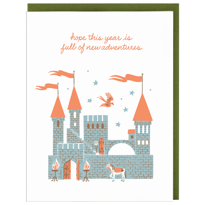 Castle Birthday Card