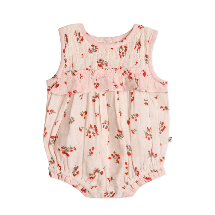 Noor Floral Romper + Headband