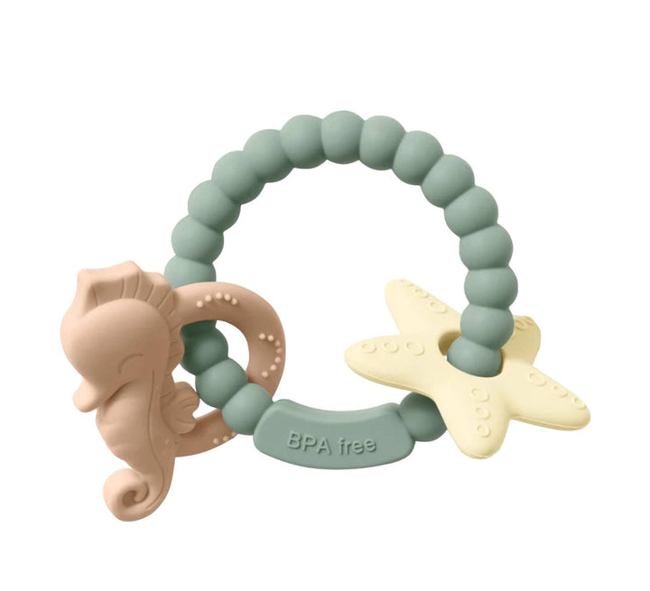 Seahorse Silicone Teething Ring