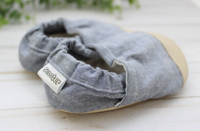 Chambray Baby Shoes