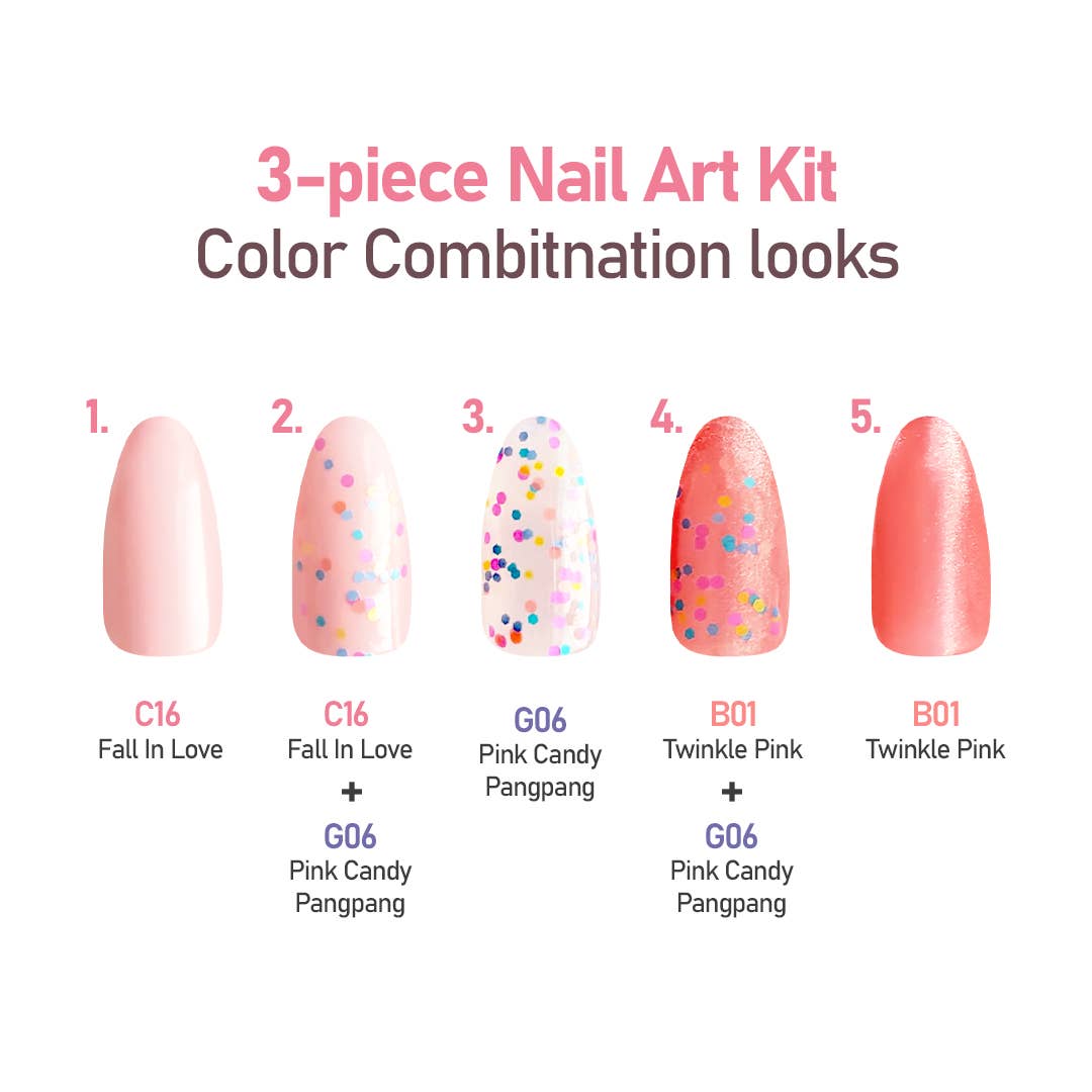 3-color Nail Art Kit