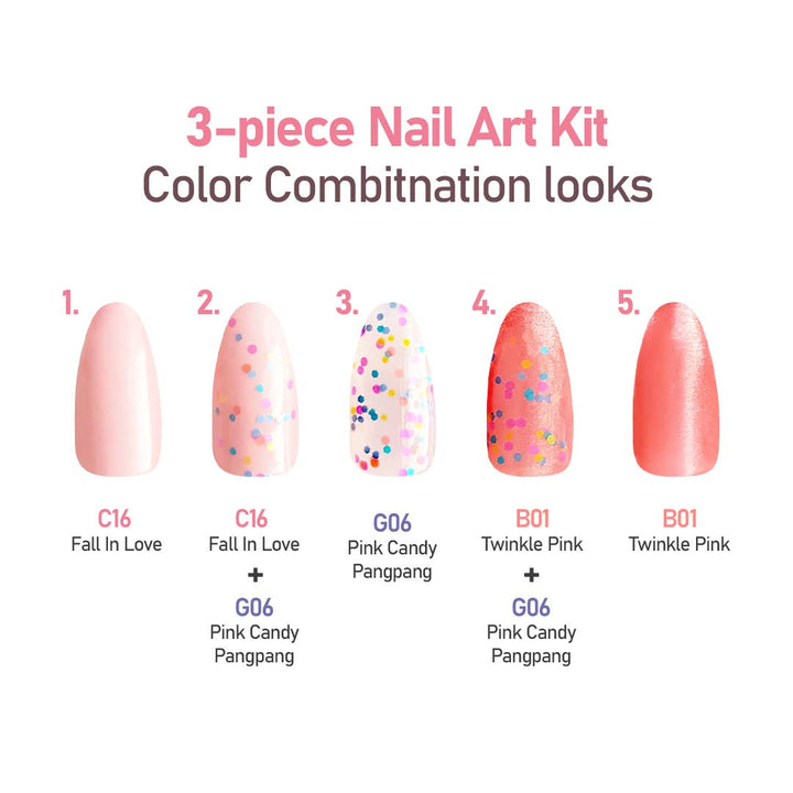 3-color Nail Art Kit