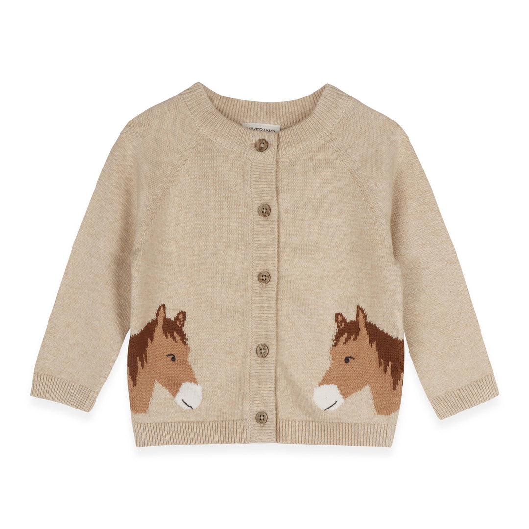 Horse Embroidered Cardigan