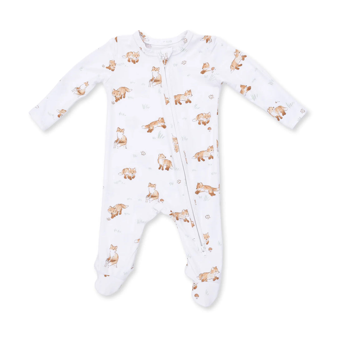 2-Way Zipper Footie - Little Explorer Fox