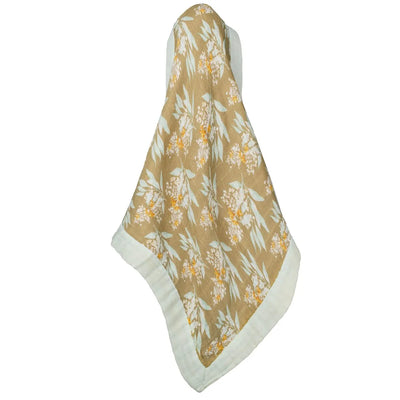 Bamboo Mini Lovey - Gold Floral