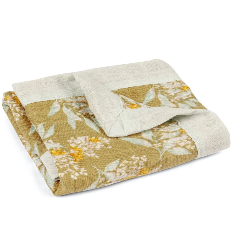 Bamboo Mini Lovey - Gold Floral