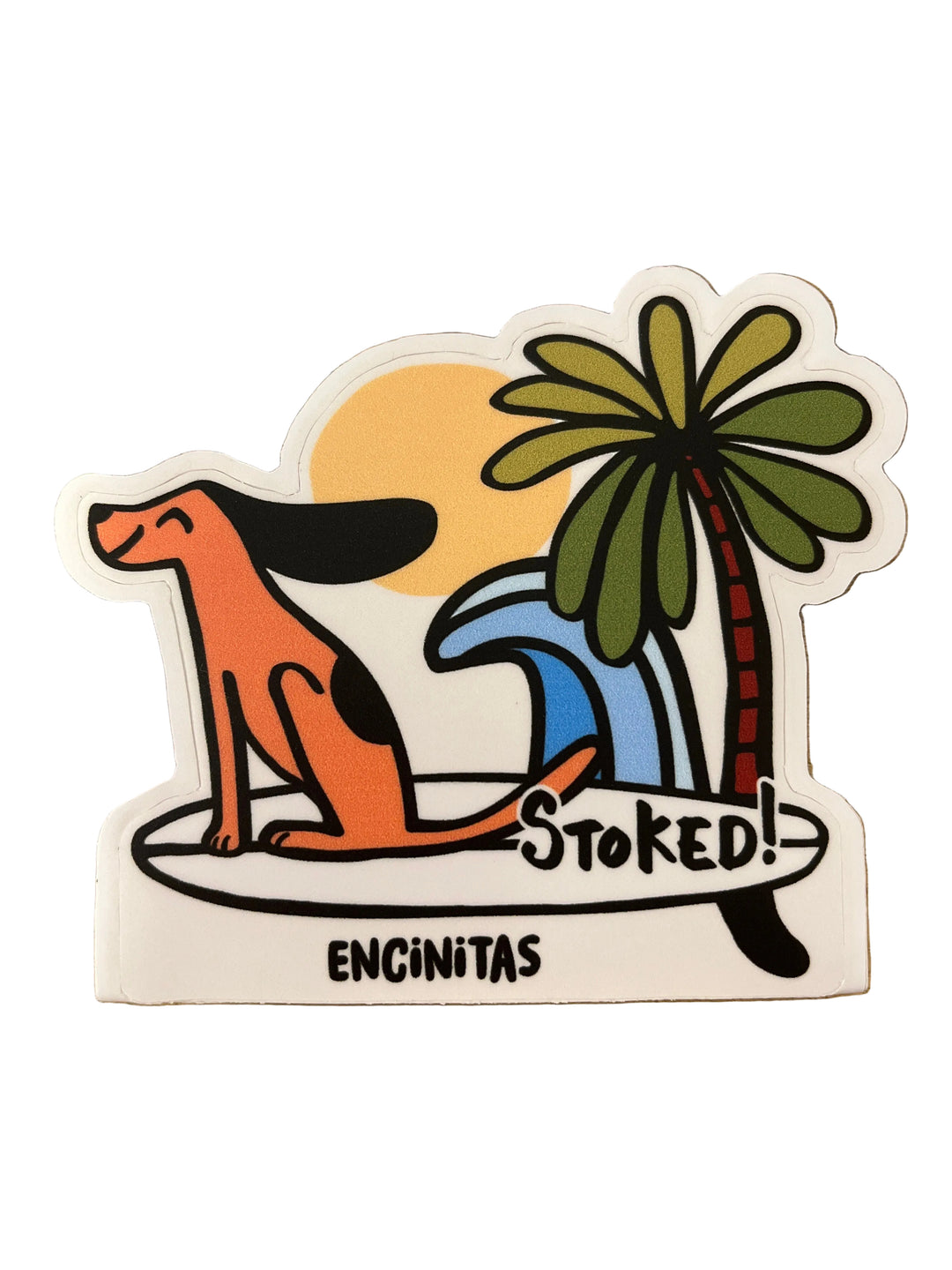 Big Wave Surfer Sticker