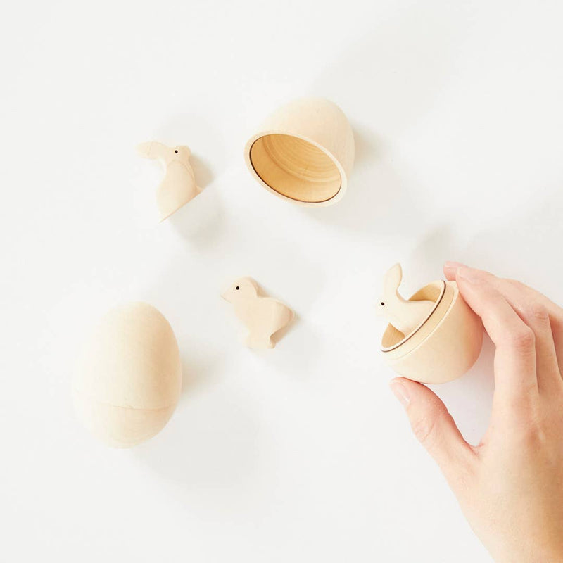 Maple Wooden Eggs