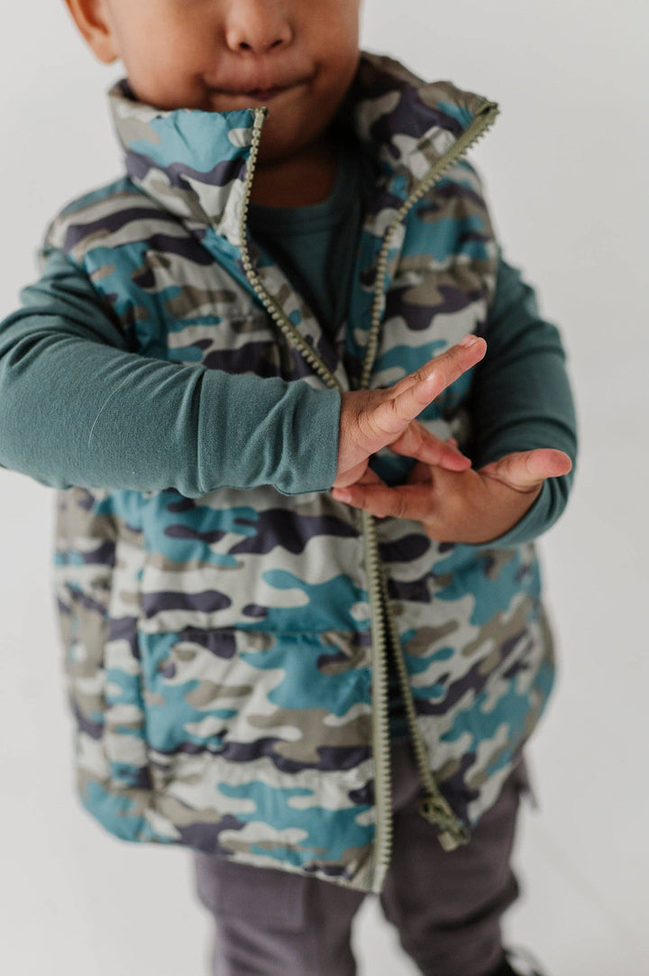 Puffer Vest - Camoflauge