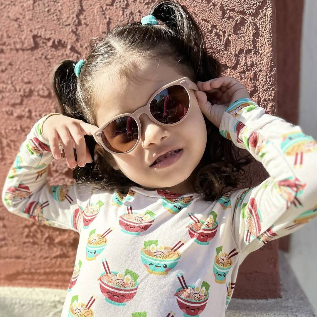 Round Sunglasses | Latte Brown