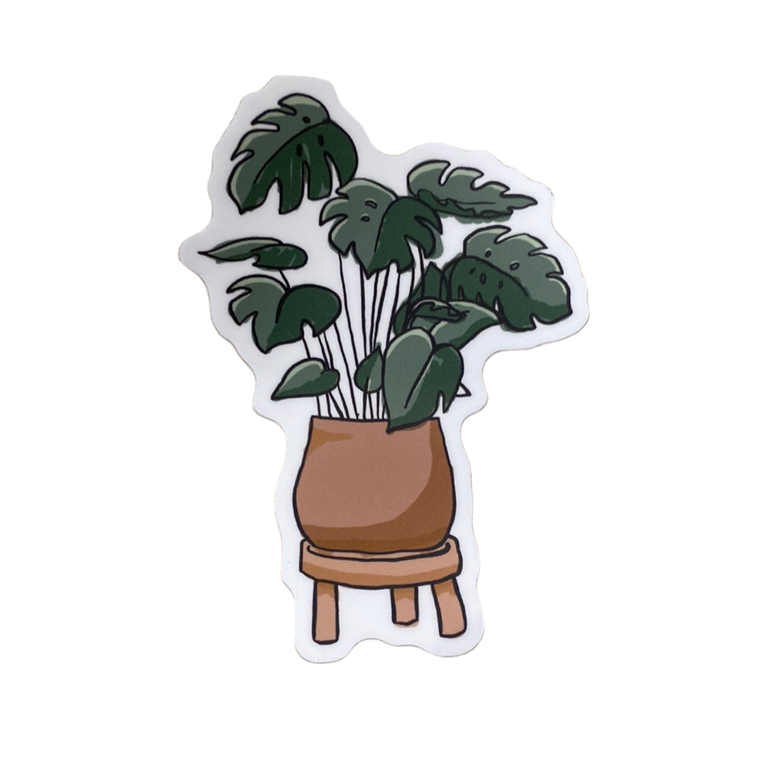 Monstera Vinyl Sticker