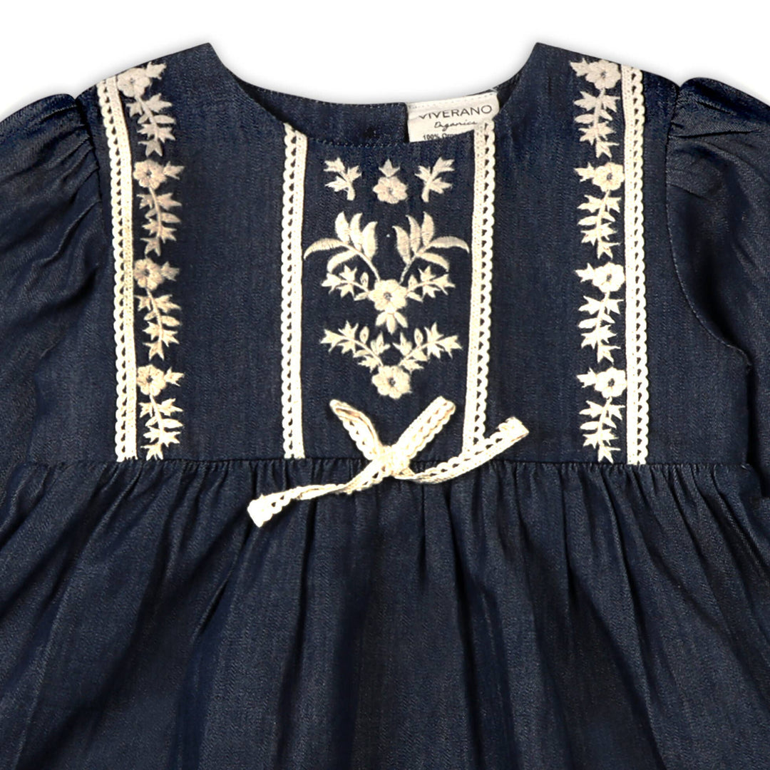 Hudson Denim Embroidered Dress & Bloomer