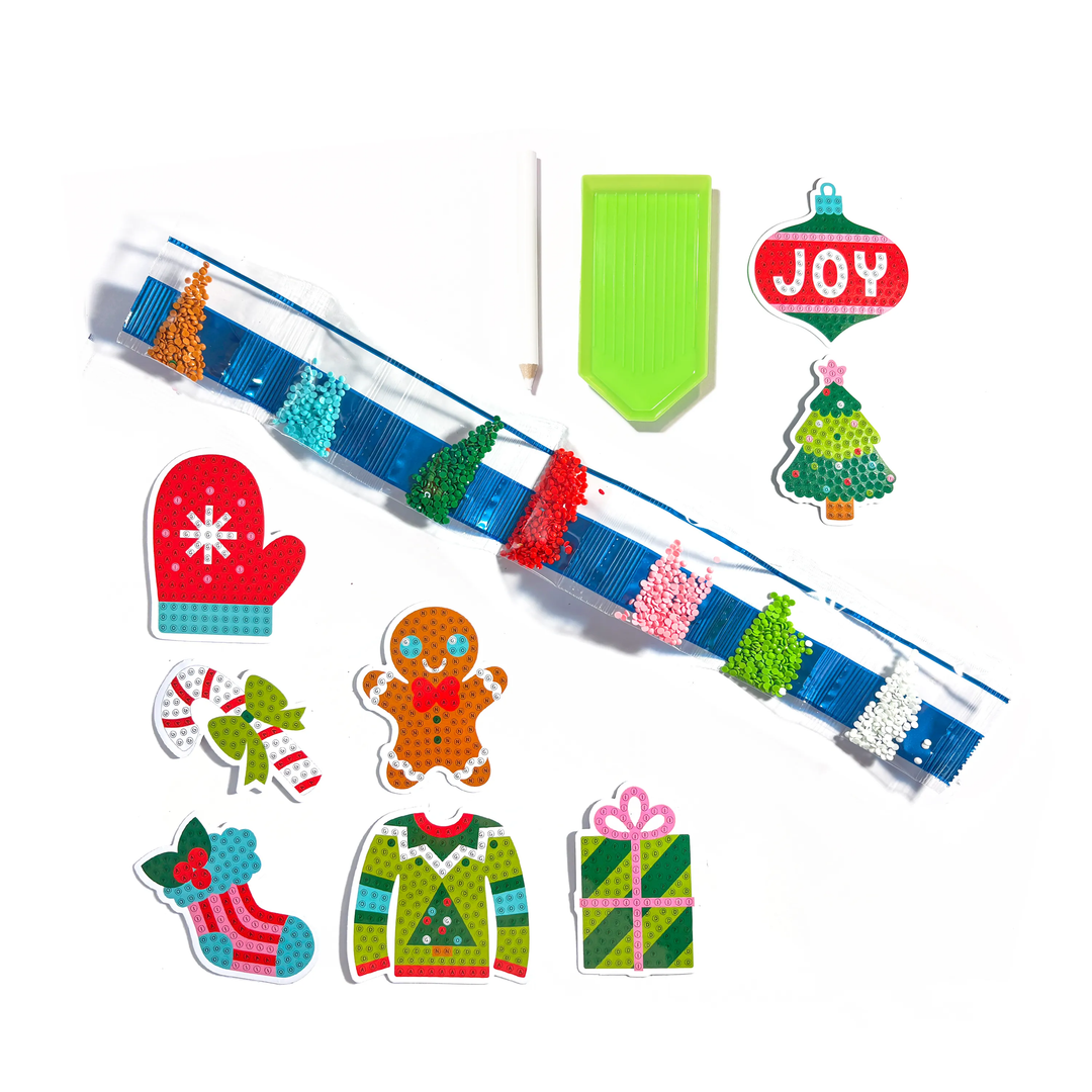 Mini Razzle Dazzle Gem Sticker Kit - Jingle & Joy