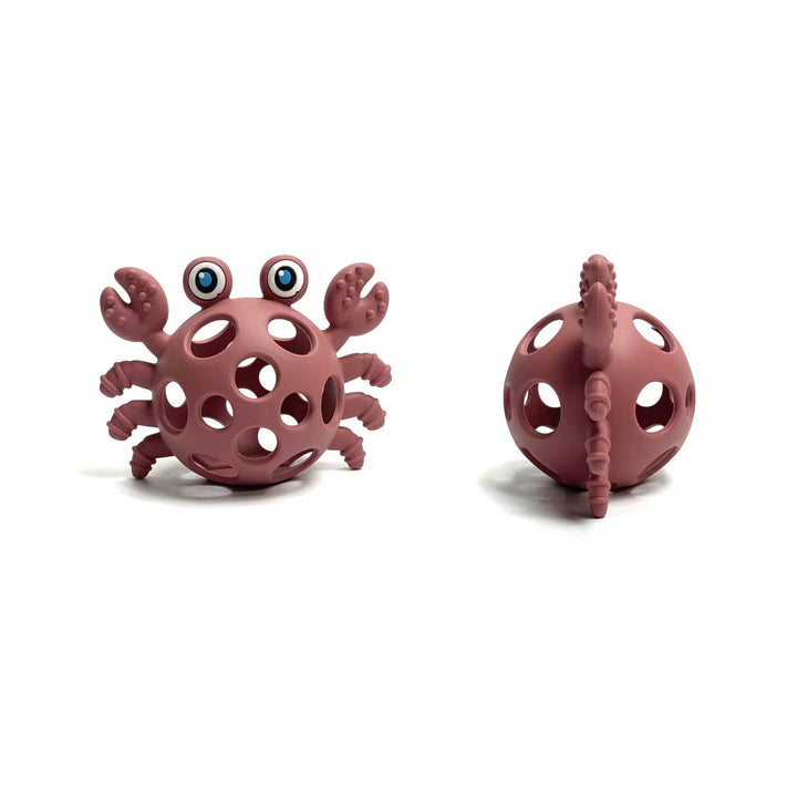 Silicone 3D Funny Crab Teether - Assorted