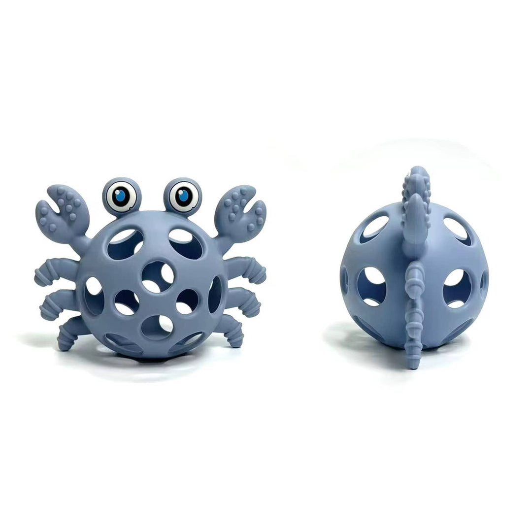 Silicone 3D Funny Crab Teether - Assorted