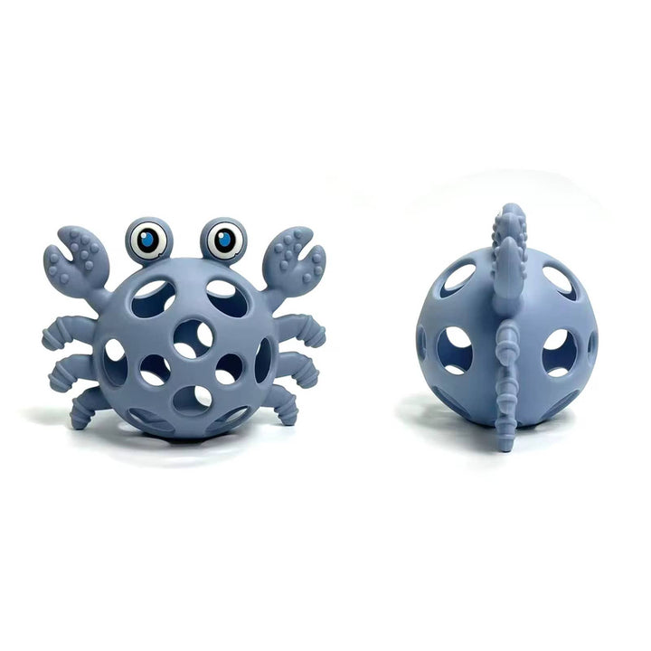 Silicone 3D Funny Crab Teether - Assorted