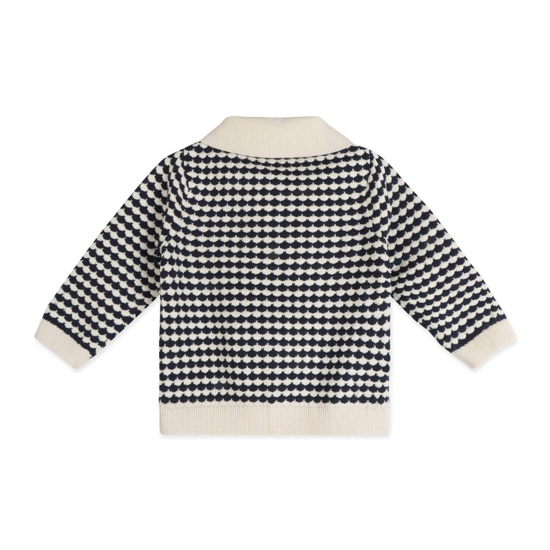 Textured Knit Polo Set