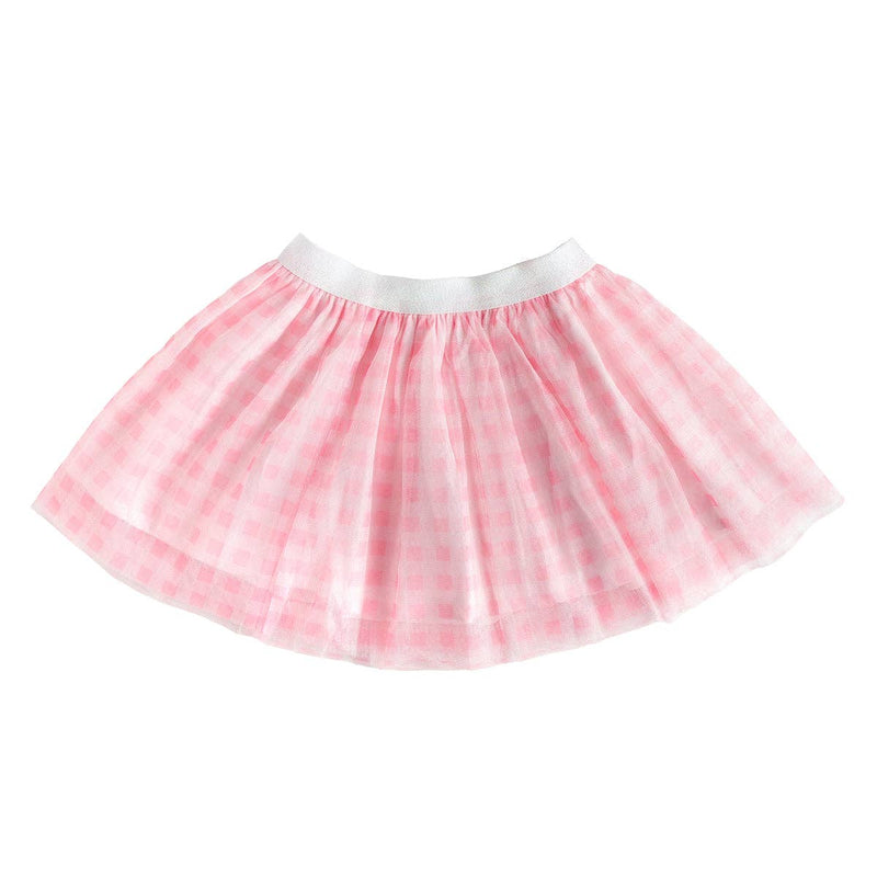 Pink Gingham Tutu - Dress Up Skirt - Kids Spring Tutu