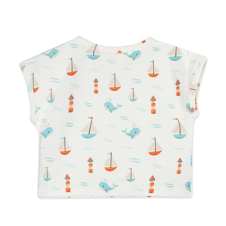 Sailboat Whales Tee & Shorts Set