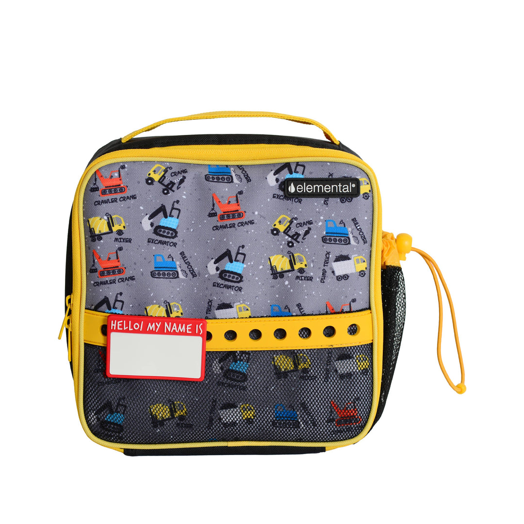 Chomper Kids Lunch Bag - Construction