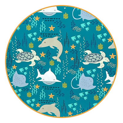Ocean Friends Sea Animals Snapback Hat