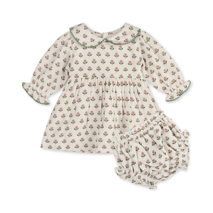 Rosamund Block Print Dress & Bloomer