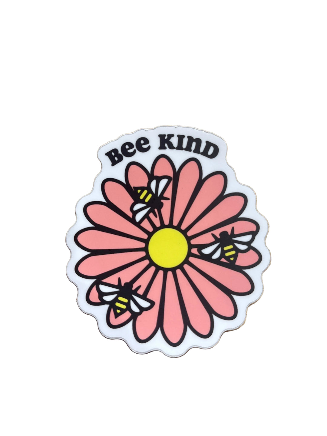 Bee Kind Flower - Vinyl Sticker