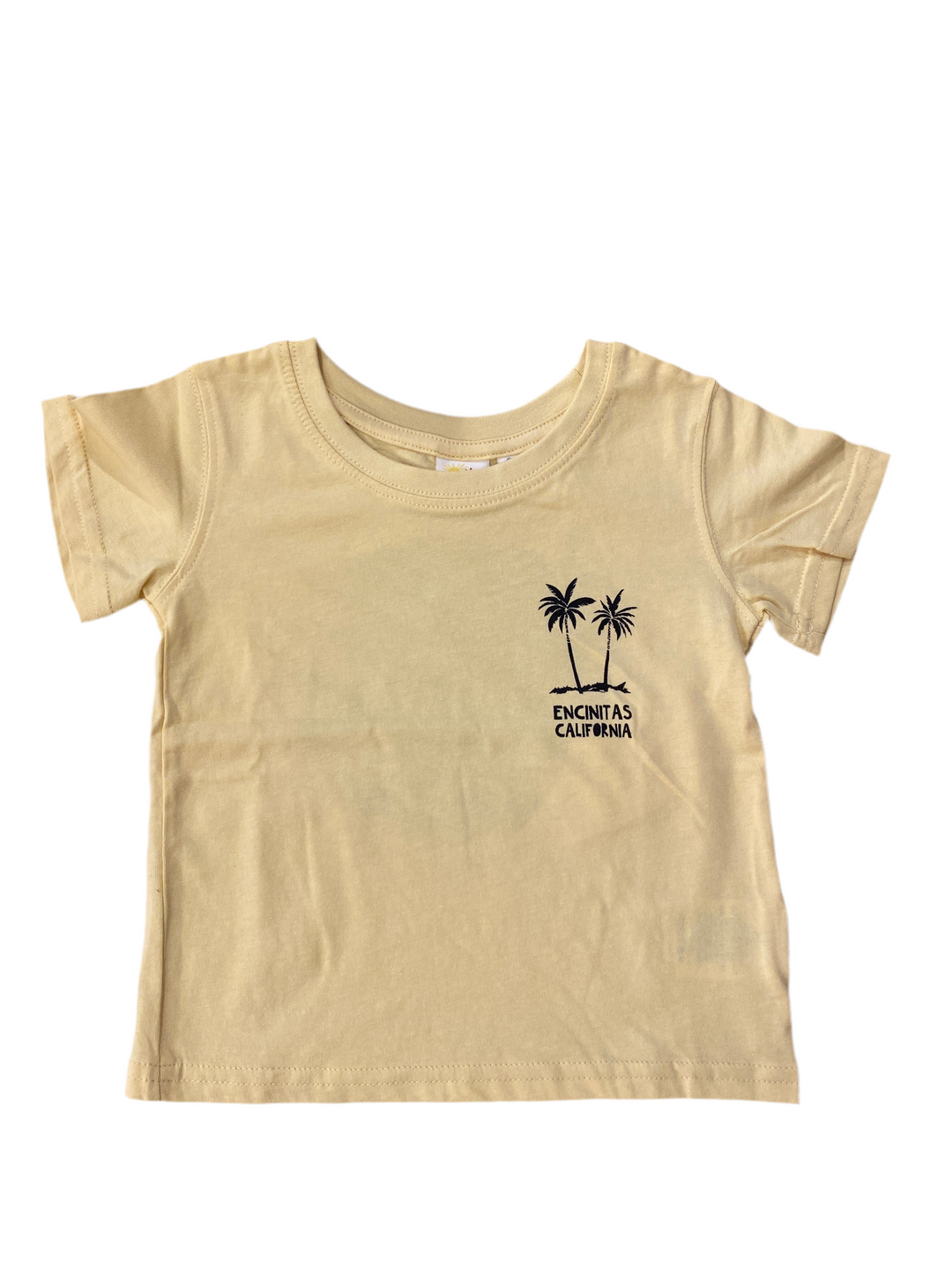 Boys Forever Stoked Palms T-Shirt - Lemon