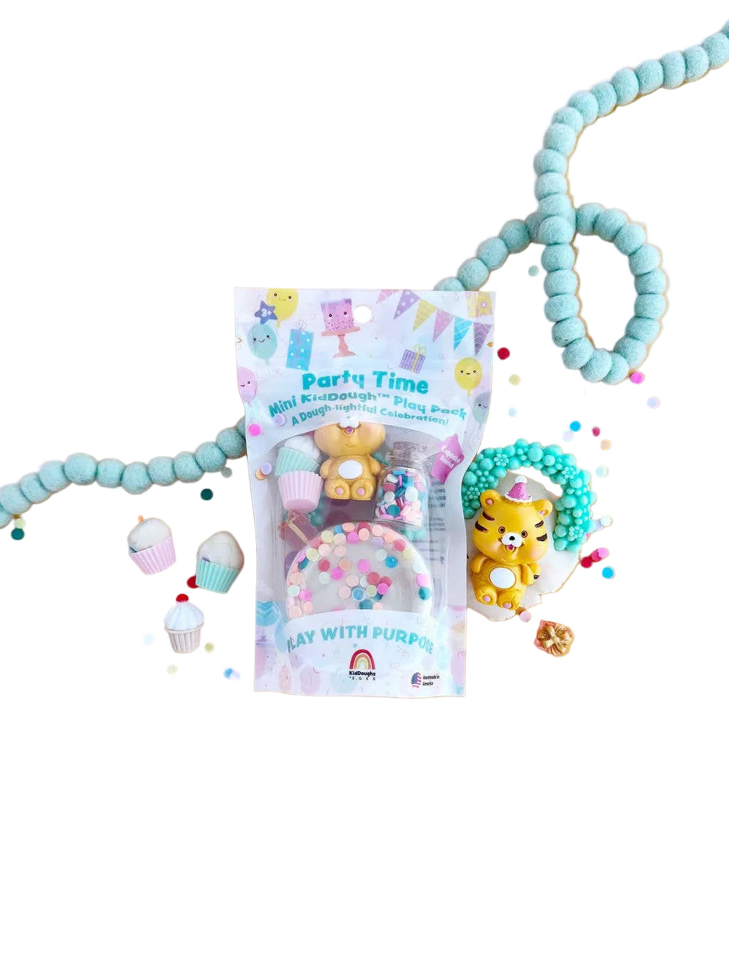 Party Time Mini KidDough Play Pack