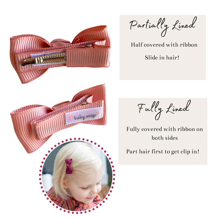 Diya Ribbon Hair Bows Alligator Clips