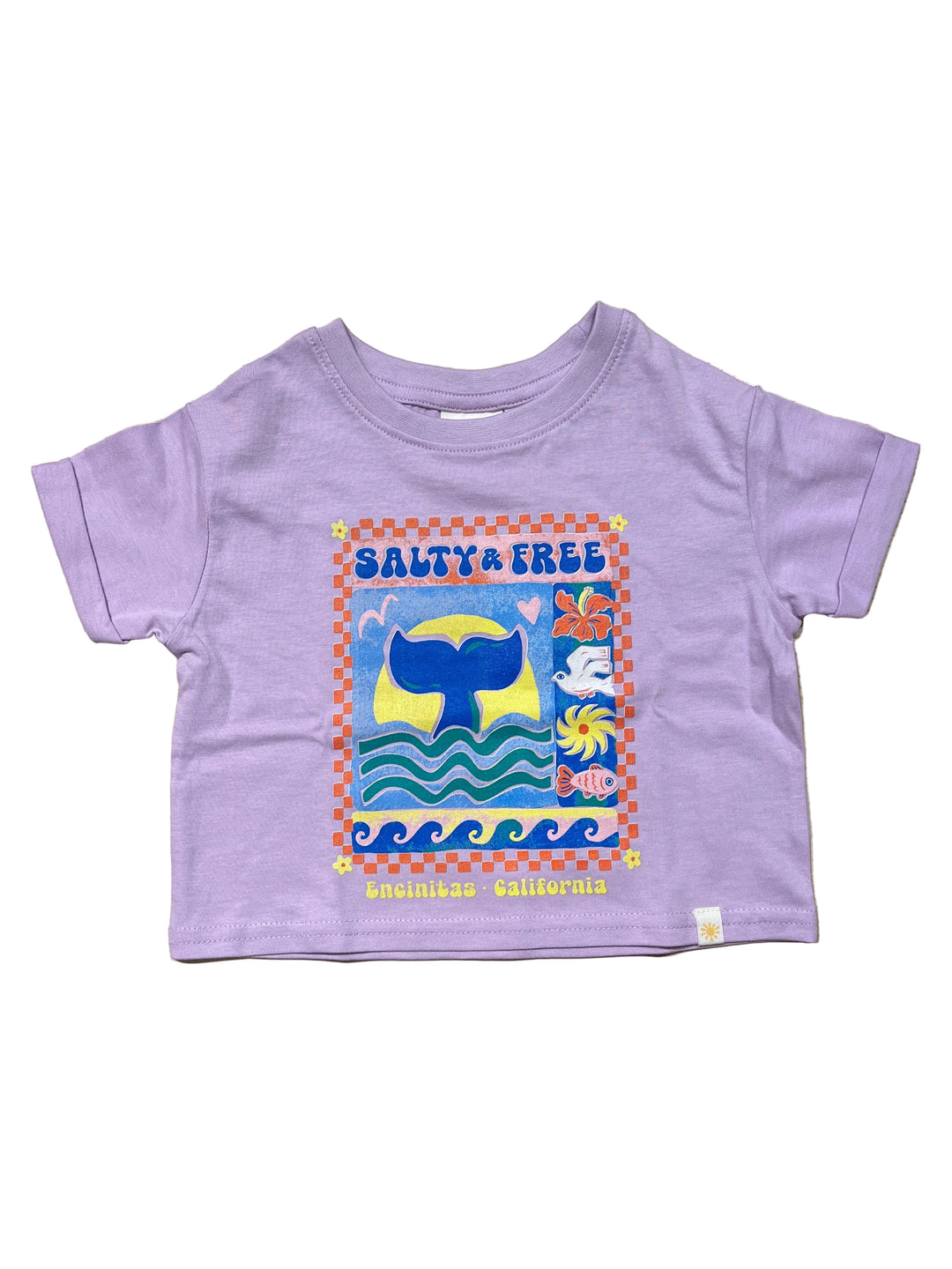 Whale Tail Collage - Encinitas Tee