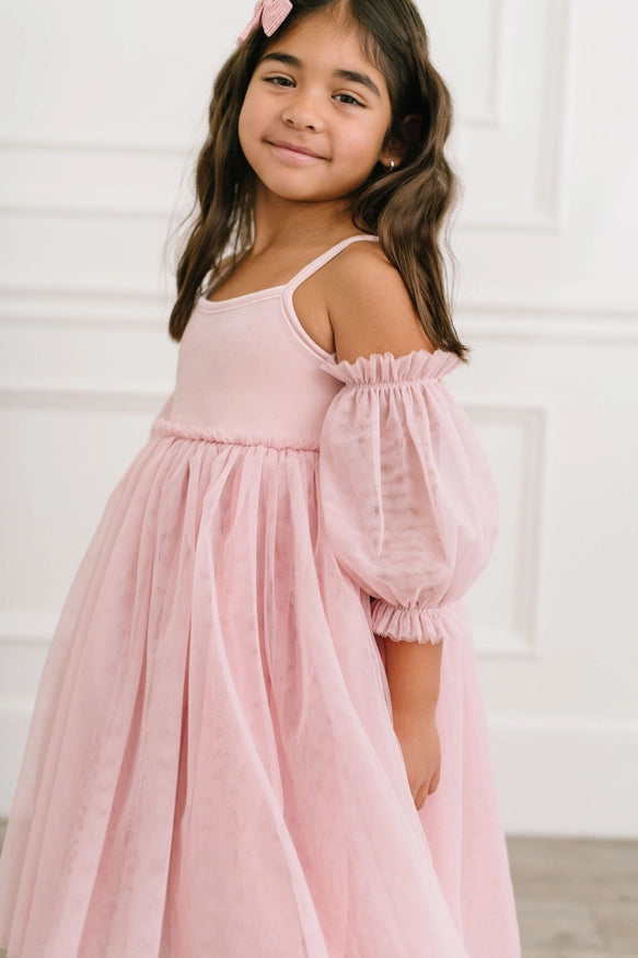 Everly Dress - Pink Rose Ombre