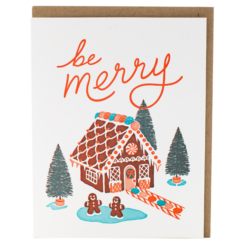 Merry Gingerbread Holiday Card