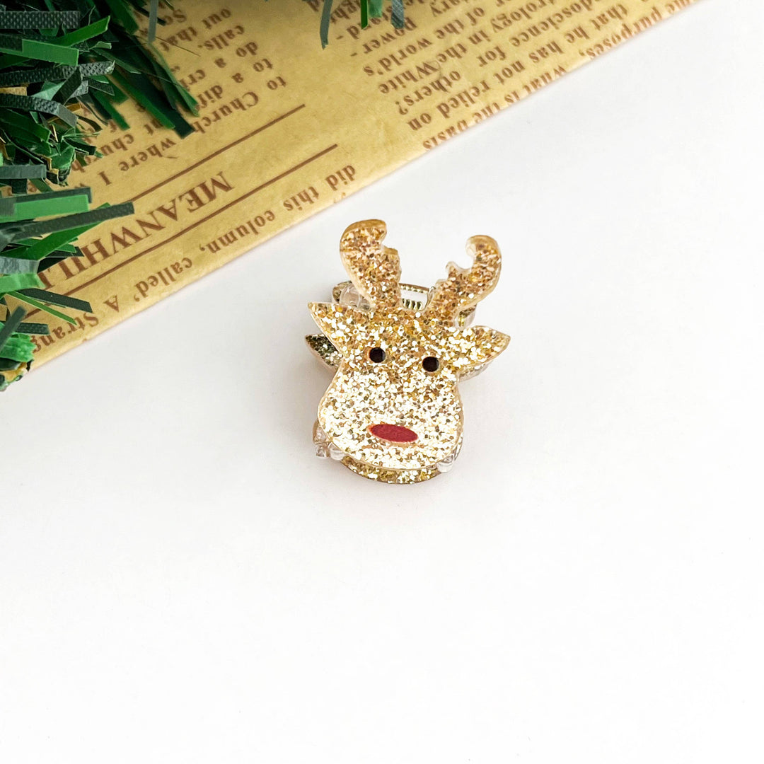 Christmas Mini Claw Clip