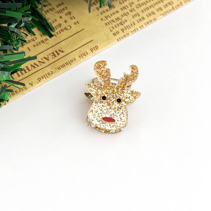 Christmas Mini Claw Clip