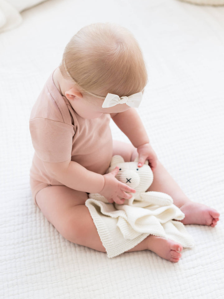Short Sleeve Bodysuit - Blush