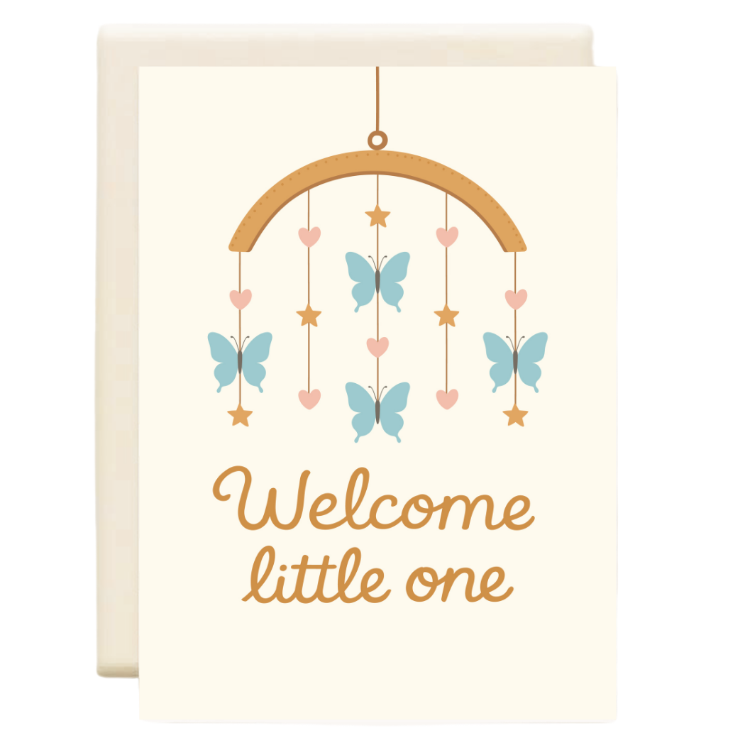 Butterfly Mobile  | Baby Card