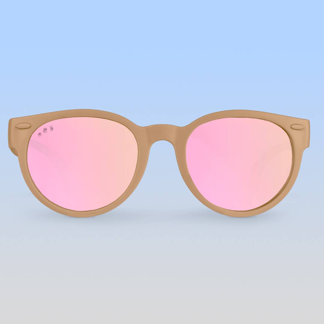 Round Sunglasses | Latte Brown