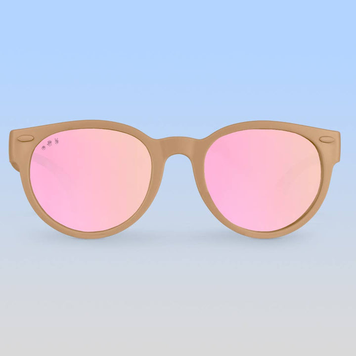 Round Sunglasses | Latte Brown