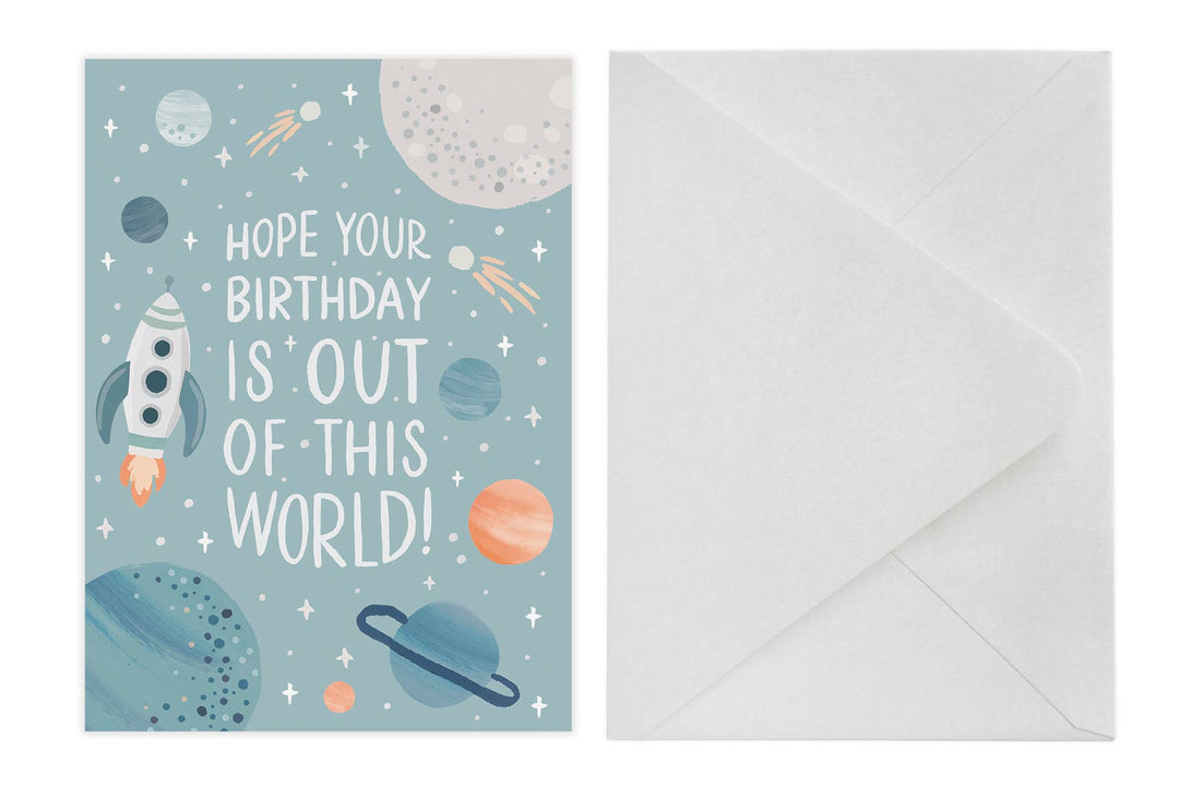 Out of this World - Birthday Card