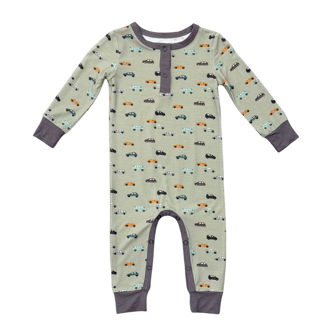Baby Snap Romper - Cars