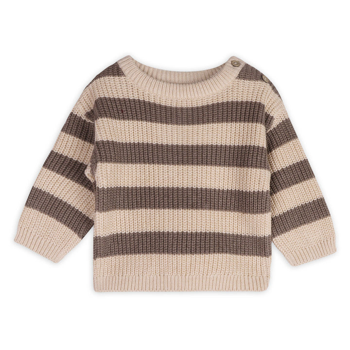 Chunky Knit Pullover - Stripe