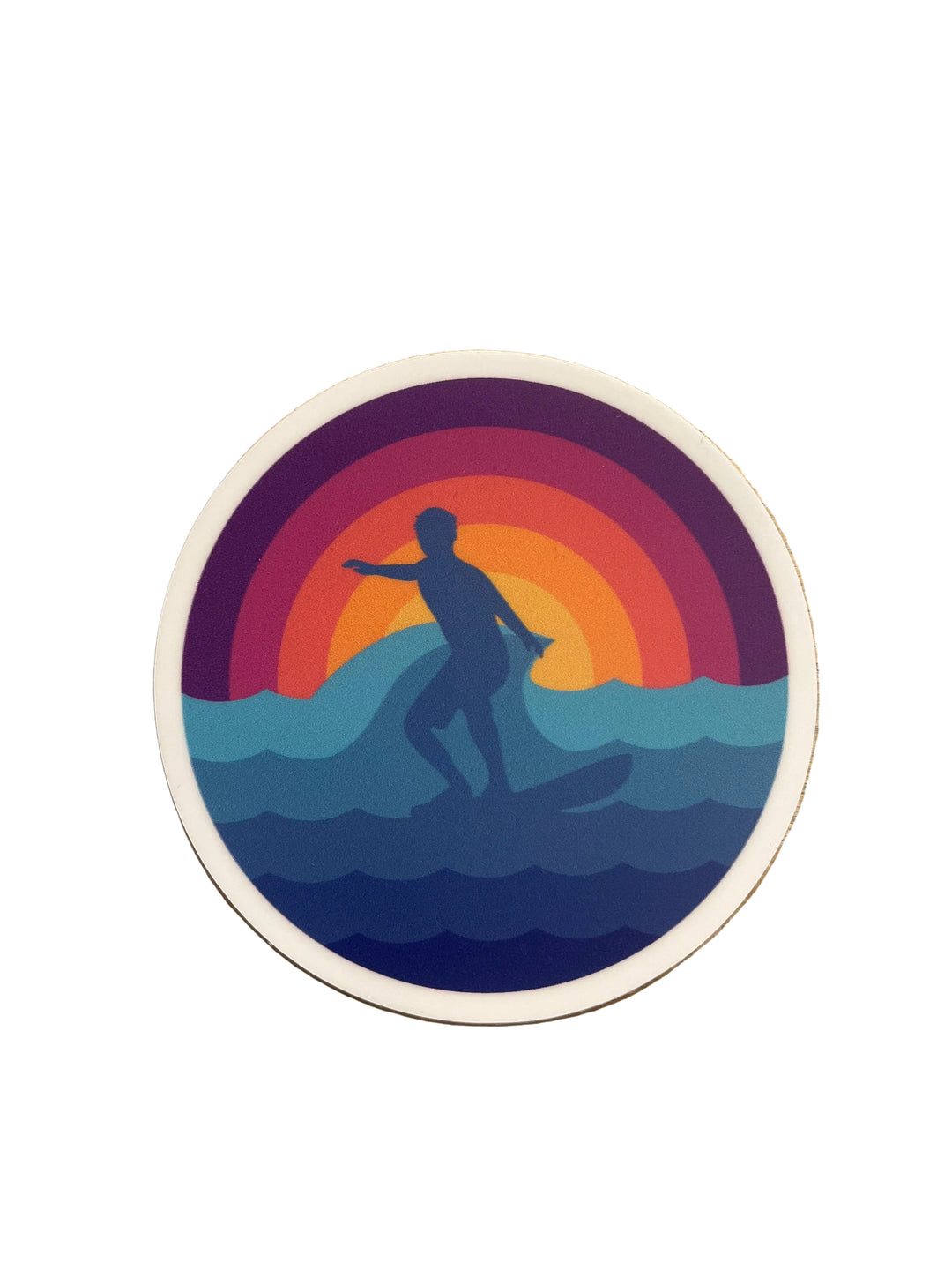 Riding the Wave - Vinyl Sticker